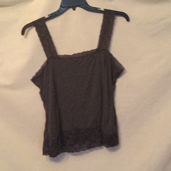 Halogen charcoal lace-trimmed camisole - Picture 5 of 5